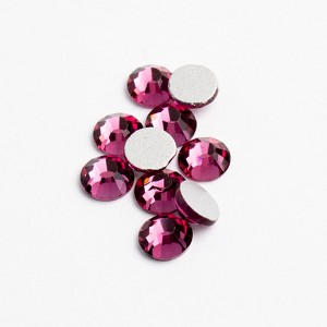 Crystal Lane DIY 1440pcs SS20 (4.7mm) Fuchsia Pink Glass Round Flat Back Rhinestones - 1 of 4