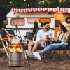 Smokeless Fire Pit, Portable, Easy-Clean Outdoor Fireplace with Ash Pan, Stand and Bag, Low Smoke for Camping, Patio & Backyard Use - 2 of 4