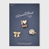 I Love Football Pin Set 3pc - Universal Thread™ Gold/Brown - 2 of 2
