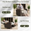 LayinSun Oversized Wicker Outdoor Swivel Glider Recliner Lounge Chair Set of 2 - 4 of 4