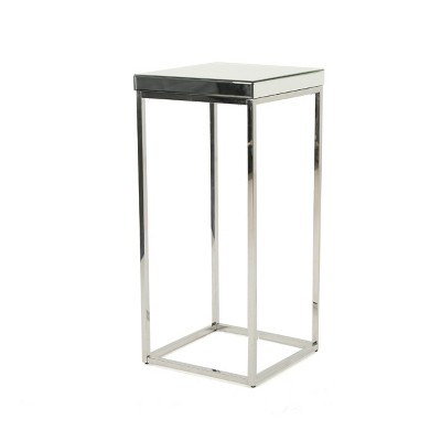 Callia Industrial Mirrored Side Table Clear - Christopher Knight Home