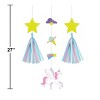 Creative Converting Unicorn Galaxy Birthday Party Decorations Kit 21ct - 3 of 4