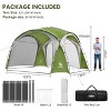 Anybear 12x12FT Green UPF50+ Pop Up Beach Tent with 2 Side Walls - 2 of 2