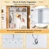 PAGED Freestanding Coat Racks with Shoe Bench,Hall Tree with 7 Hooks and Adjustable Shelves,Entryway Furniture for Hanging Clothes - 4 of 4