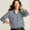 Lands' End Women's Cropped Flannel Shirt - 4 of 4