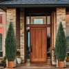 Two cedar tree，a durable, UV-resistant material for decorating front doors, porches, gardens, and driveways，for indoor and outdoor use. - 2 of 4