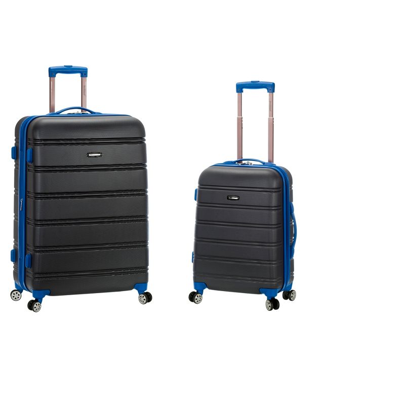 Rockland Melbourne 2pc ABS Hardside Carry On Spinner Luggage Set, 1 of 6