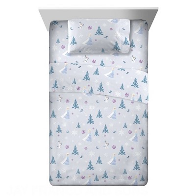 Twin Frozen Flannel Sheet