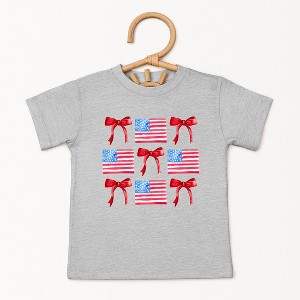 The Juniper Shop Coquette Flags Chart Toddler Short Sleeve Tee - 1 of 2