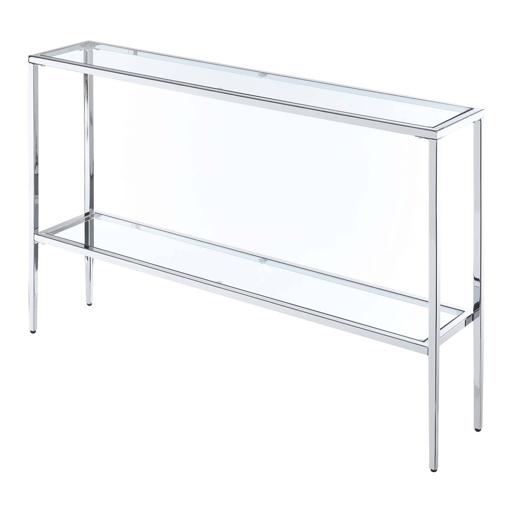 Photos - Coffee Table Nadia Chrome Console Table Chrome - Breighton Home