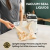 InstaSeal Vacuum Sealer Food Saver Bag Sealer Machine Upright Suction Base With 12 Food Safe Storage Bags - 3 of 4