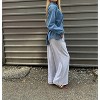 Women's Wide-leg Sweats - Mimosa - 3 of 3