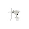 Black Bow Jewelry Sterling Silver Margarita Glass Bead Charm - 2 of 4