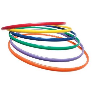 Sportime UltraHoops, 30 Inches, Multiple Colors, Set of 6