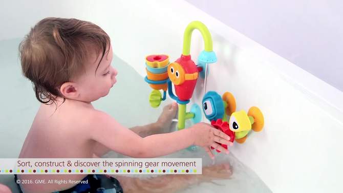 Yookidoo Spin &#39;n&#39; Sort Spout Pro Bath Toy, 2 of 13, play video