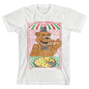 Youth Five Nights at Freddy's  Fazbear's Pizza TShirt Boys Graphic Tee - 1 of 1