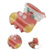 Unique Bargains Christmas Hair Clips Boots for Christmas 1.77"x1.77"x1.38" Red White Yellow 1 Pc - 3 of 4