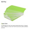 Unique Bargains Waterproof Durable ID Badge Printer Blank Plastic Card 50 Pcs - 2 of 3