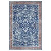 Machine Washable Area Rugs 9x12 Large Vintage Printed Indoor Floor Carpet with Non-Slip Backing, Foldable Oriental Accent Rugs, Stain-Resistant Rug - 4 of 4