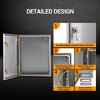 Outdoor Electrical Box, IP66 Waterproof, Stainless Steel Electrical Junction Box with Mounting Plate, Perfect for Indoor and Outdoor Projects - 4 of 4