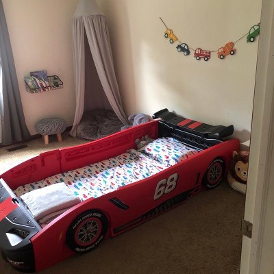 Turbo Race Car Twin Bed - Delta Children