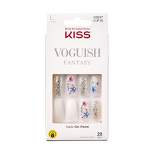 KISS Products Voguish Fantasy Long Coffin Fake Nails - Not Just a Fad - 31ct