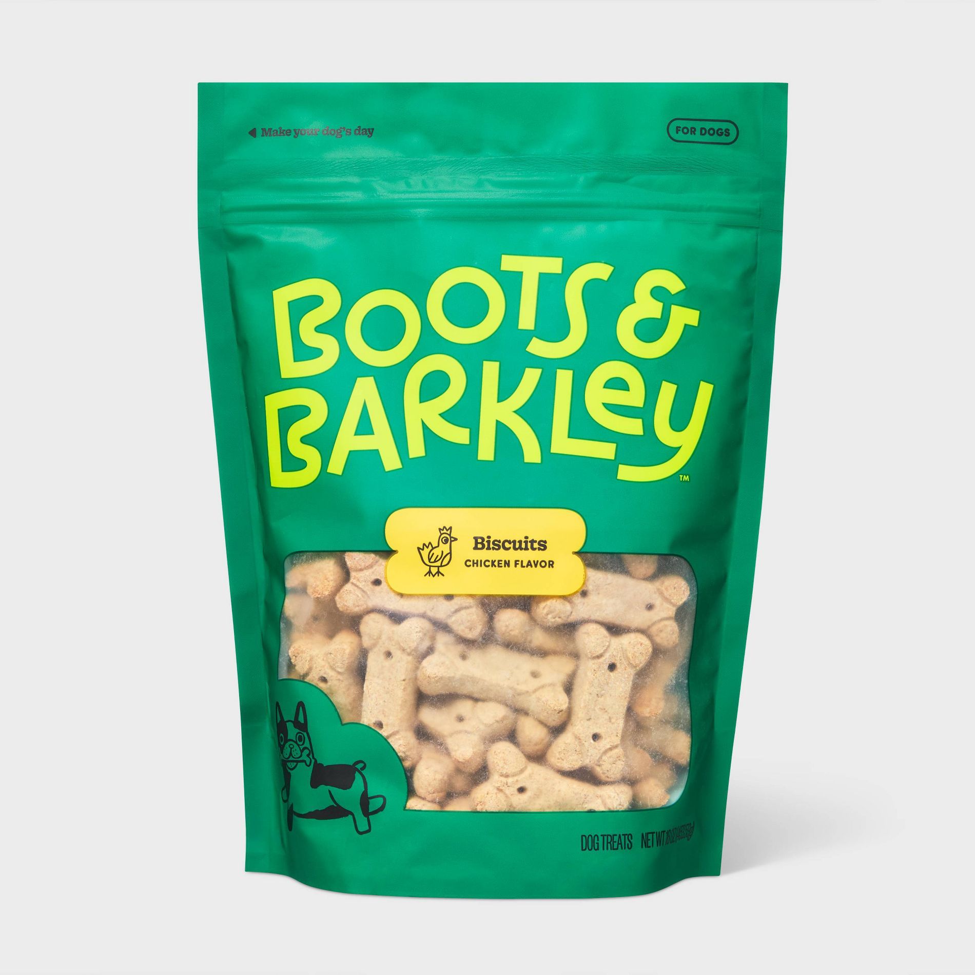 Chicken Flavor Biscuit Crunchy Treats - Boots & Barkley™ 16oz