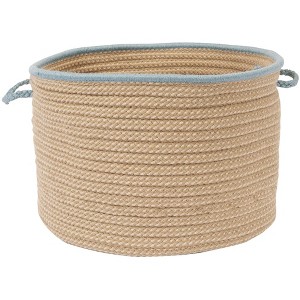 Colonial Mills Boat House Utility Basket, 18 by 12-Inch, Light Blue - 1 of 1