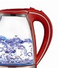Brentwood Tempered Glass Tea Kettles, 1.7-Liter, Red - 2 of 4