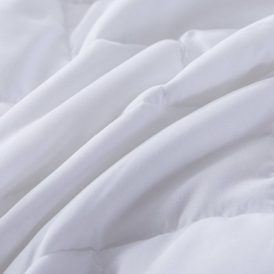 Twin White Down Alternative Subway Tile Stitch Blanket