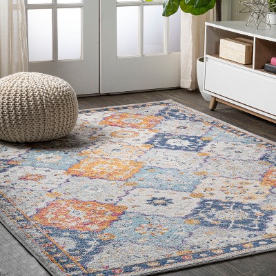 Blue And Orange Rugs Target, Pet Friendly Area Rugs 9×12