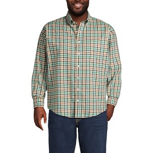 Lands' End Men's Traditional Fit No Iron Twill Shirt - 1 of 3