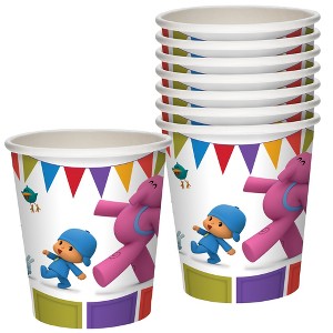 Treasures Gifted Pocoyo Cups - 9oz Party Cups - Pocoyo Birthday Decorations - Disposable Paper Cups - 1 of 4