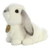 Aurora Small Lop Eared Rabbit Miyoni Realistic Stuffed Animal Grey Ears 8" - image 4 of 4