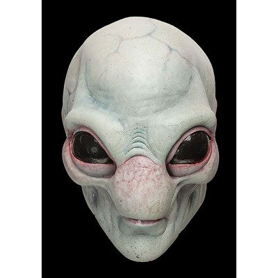 HalloweenCostumes.com One Size Fits Most   Alien Visitor Adult Mask, Black/Green