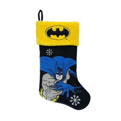 DC Comics Batman Applique Holiday Stocking 20"