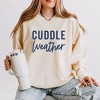 Simply Sage Market Women's Lightweight Garment Dyed Graphic Sweatshirt Cuddle Weather - 2 of 4