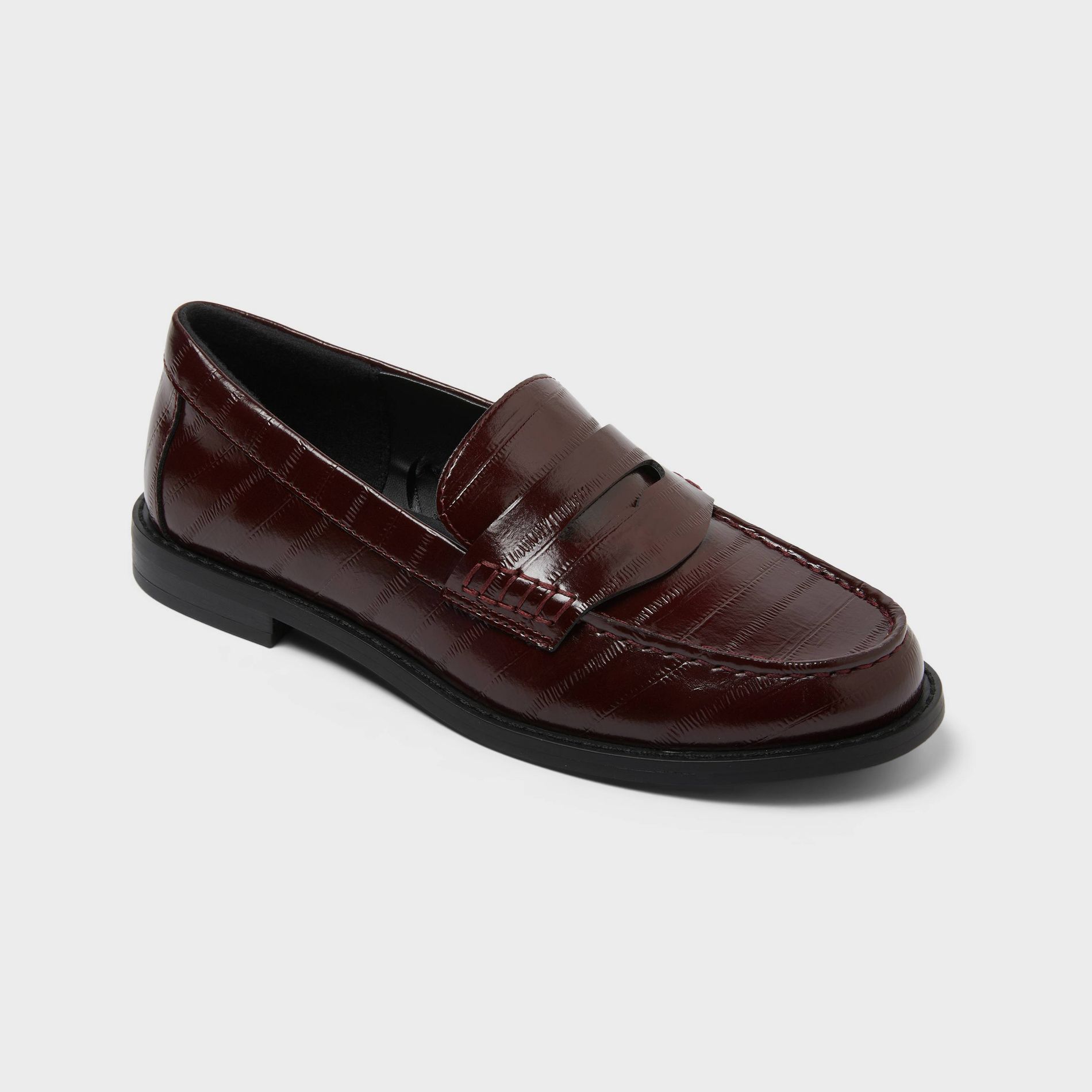 Women's Frances Loafers - A New Day™ Burgundy