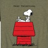 Boys' - Peanuts - Dear Valentine Snoopy Short Sleeve Graphic T-Shirt - 2 of 4