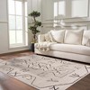 Hauteloom Azzan Cream & Charcoal Area Rug - 2 of 4