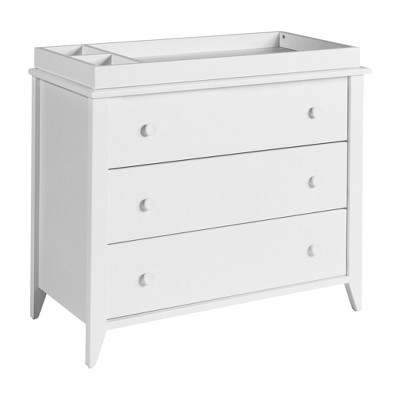 DRONKON Sprout 3 Drawer Changer Dresser with Removable Changing Tray