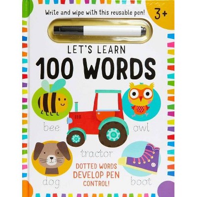 Let's Learn: First 100 Words (Write and Wipe) - by  Insight Editions (Mixed Media Product)