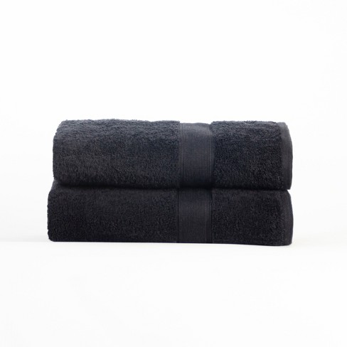 2-pc Superior Seafoam Striped 100% Cotton Bath Sheet Towels 34" x 68" 
