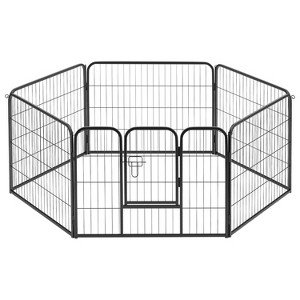 BestMassage Dog Playpen 24/32/40 Inch Heavy Duty Playpen Pen Dog Fence Dog Kennel with Doors Indoor Outdoor Pet Exercise Pen Puppy Playpen - 1 of 4