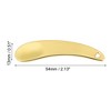 Unique Bargains Eye Cream Massage Sticks Beauty Scoop Makeup Spatula Mini Spoon for Facial Cosmetic Moon Shape 2.13"x0.51" 4 Pcs - 4 of 4