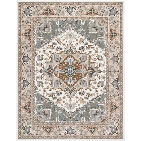 Heritage Hg625 Hand Tufted Area Rug - Ivory/light Blue - 8'9