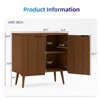 GlasFlength Decorative Storage Cabinets, Self-Serve Lockers Recessed Cabinets In Kitchen and Dining Room Entrance Cabinets - 3 of 4