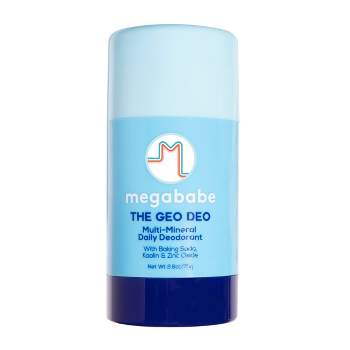 Megababe The Geo Deo Multi-Mineral Daily Deodorant - Unscented - 2.6oz