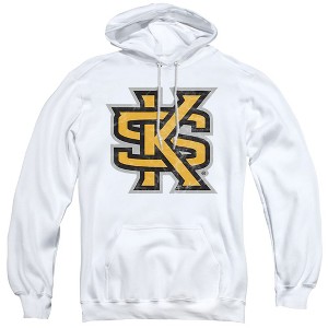 Kennesaw State University Official Distressed Primary Logo Adult Pull-Over Hoodie - 1 of 4