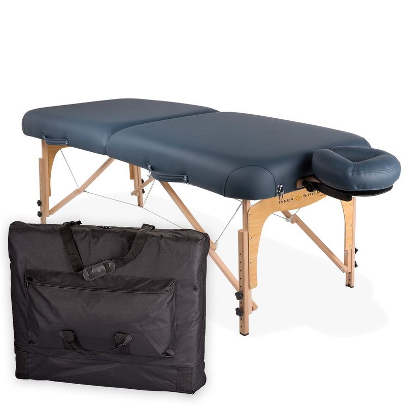 INNER STRENGTH Portable Massage Table Package ELEMENT – Incl. Deluxe Adjustable Face Cradle, Face Pillow & Carrying Case, 1 of 5